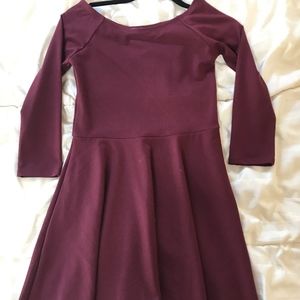 Burgundy Dress Forever 21 - Size Small